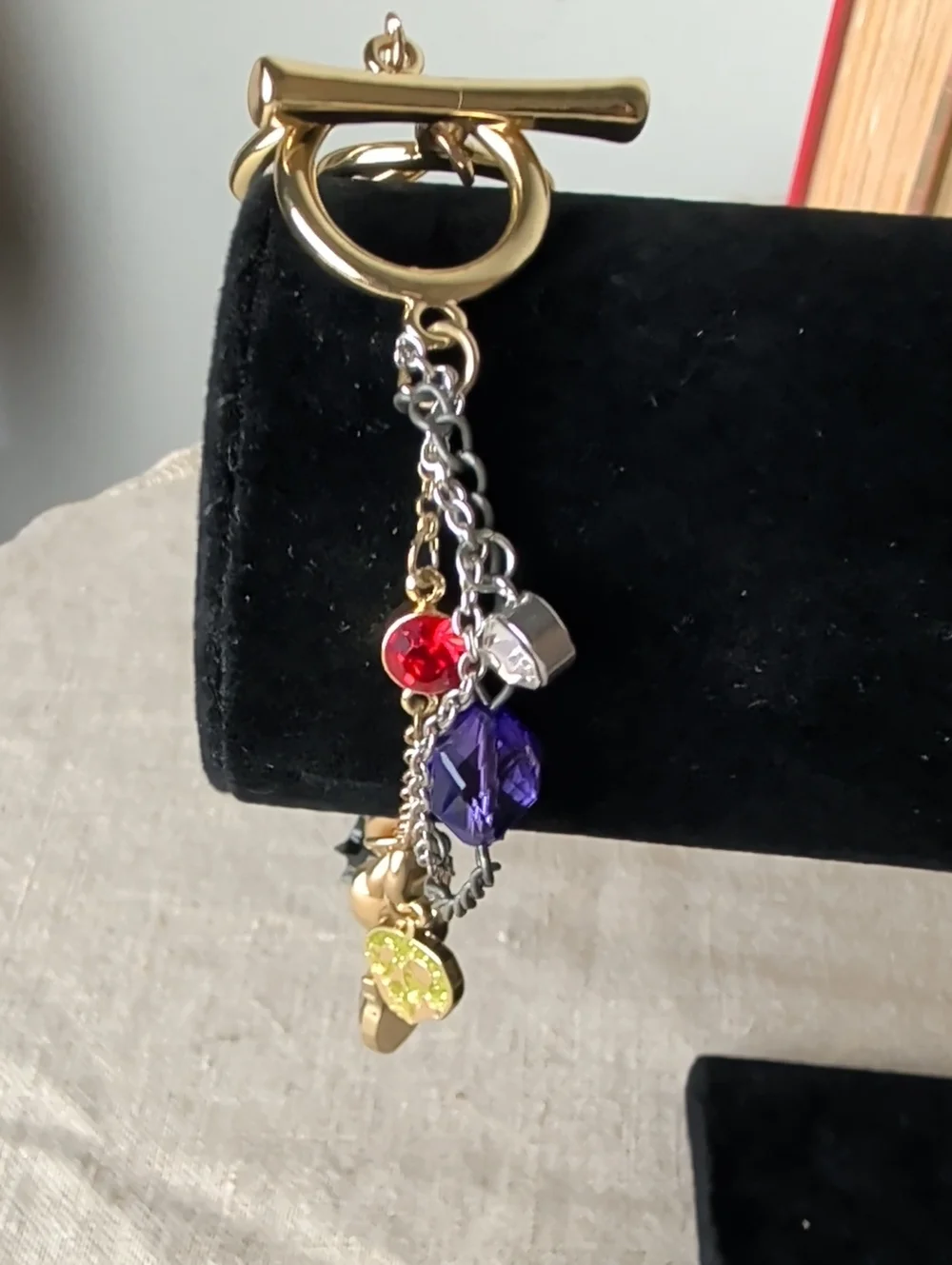 Handcrafted Disney Villains Inspired Charm Bracelet Gold Tone Gothic Fairy Tale